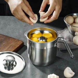Steel Baking Kitchen Sieve Egg Extractor Filter Egg Yolk White Separator